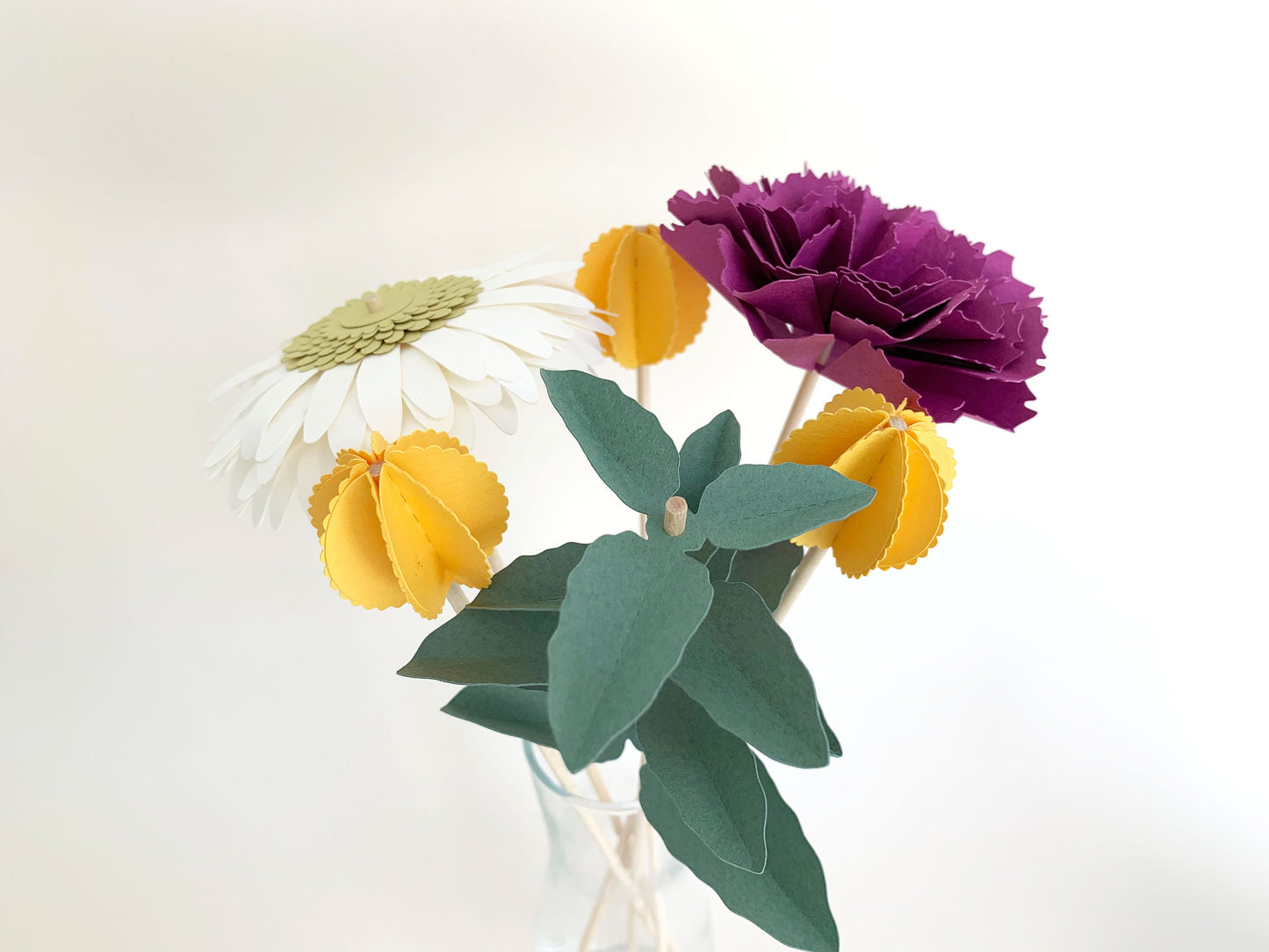 Kit DIY bouquet de fleurs en papier - Poète