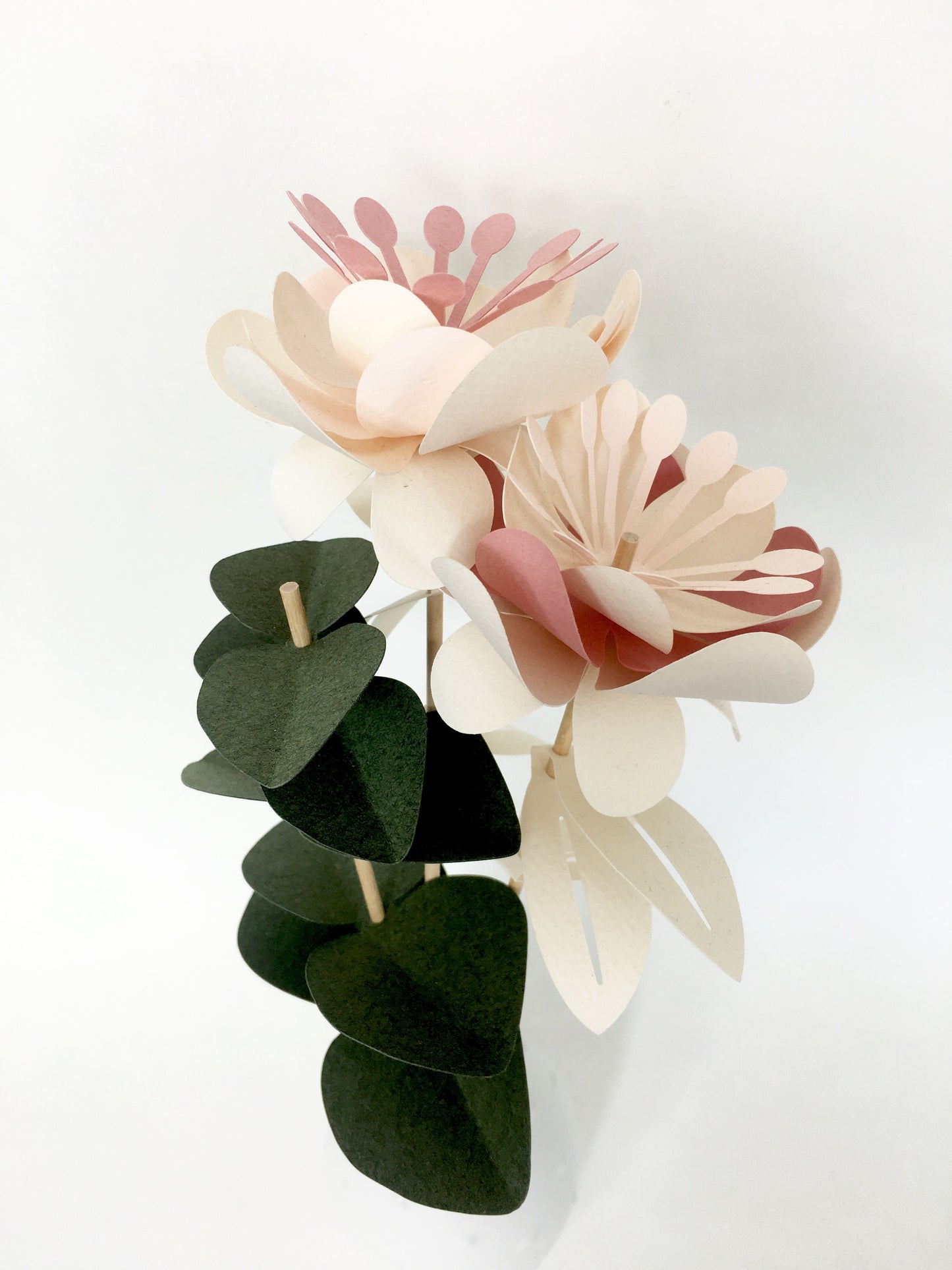 Kit DIY bouquet de fleurs en papier - Champêtre