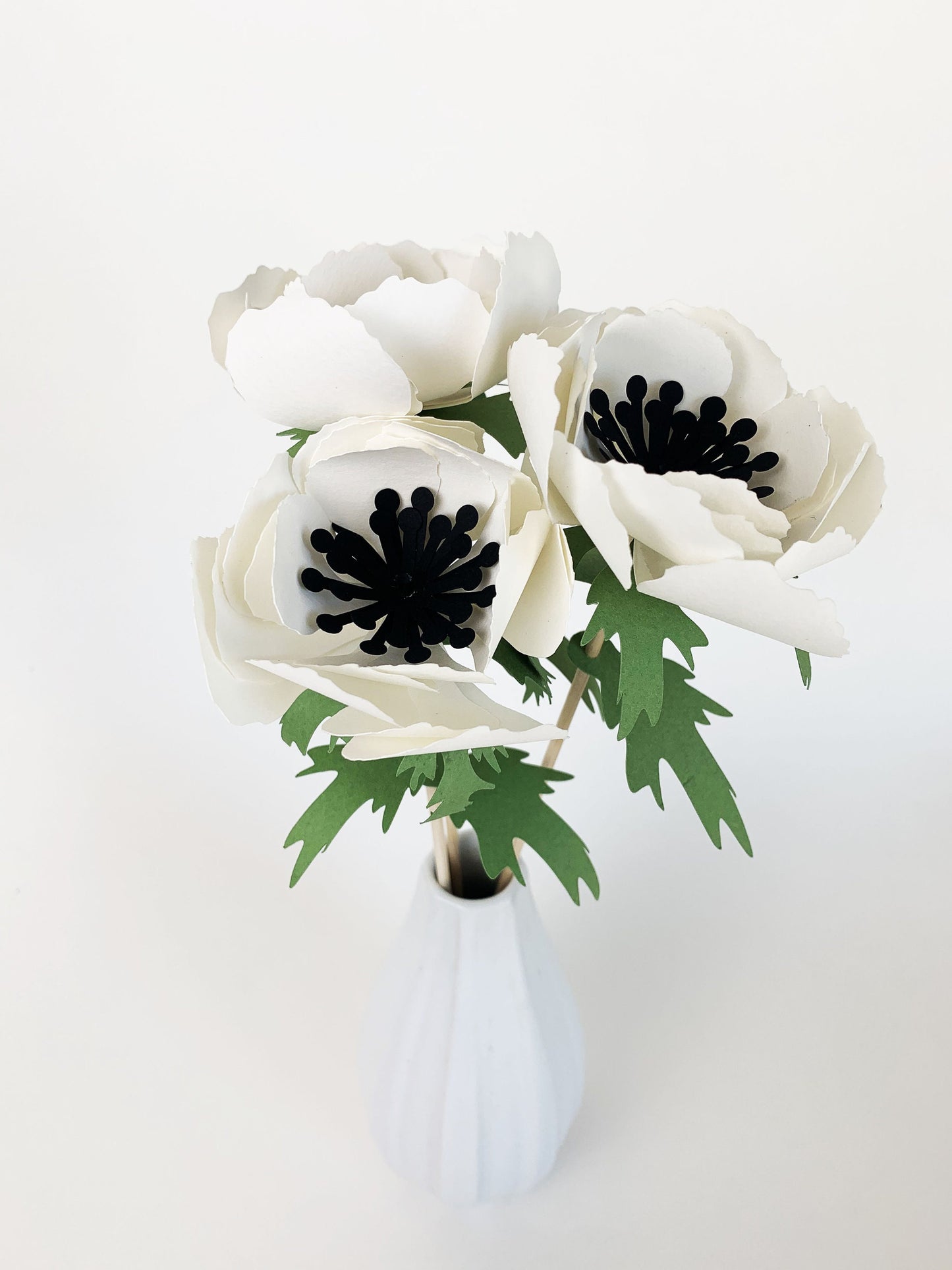 Kit DIY bouquet de fleurs en papier - Anémone