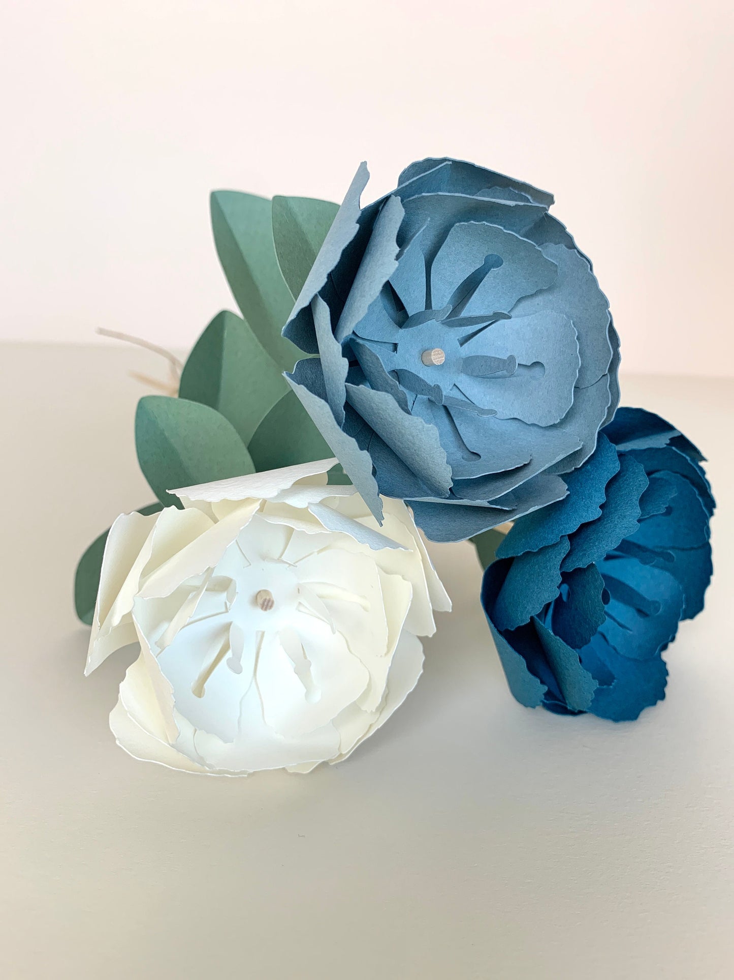 Kit DIY bouquet de fleurs en papier - Romantique