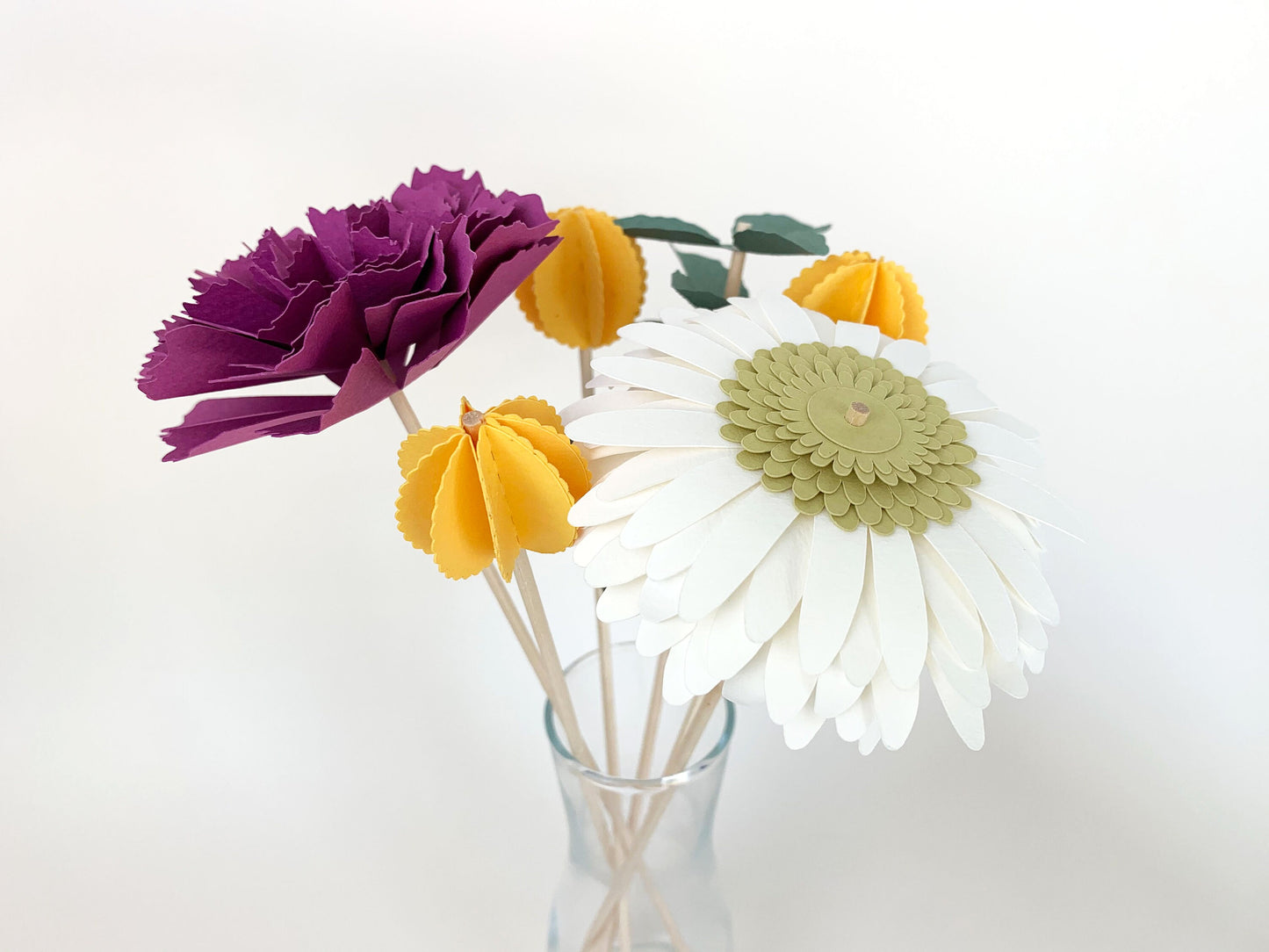 Kit DIY bouquet de fleurs en papier - Poète