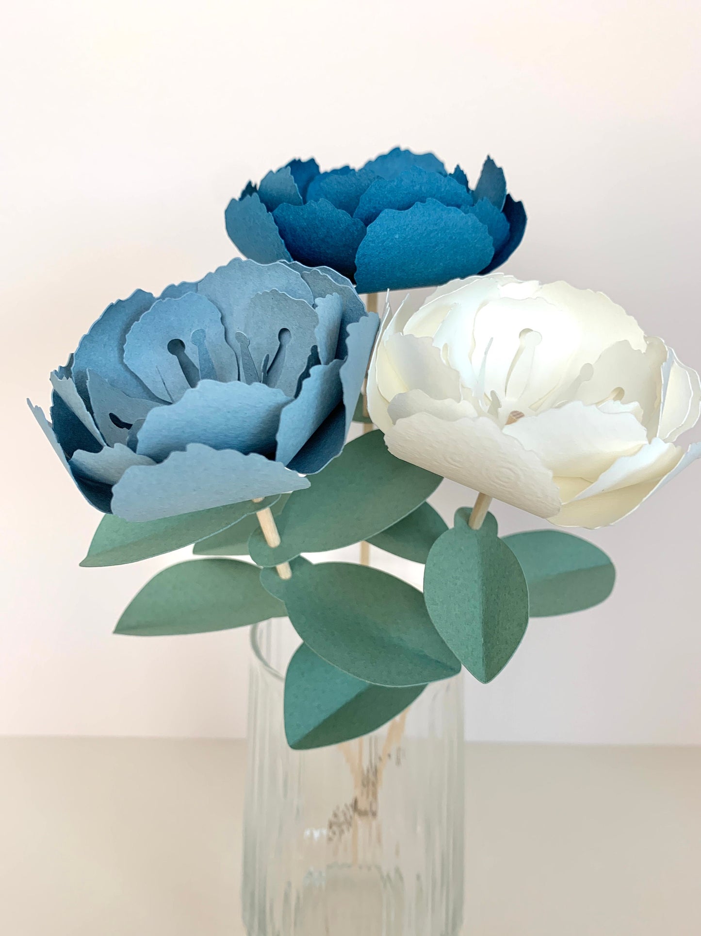 Kit DIY bouquet de fleurs en papier - Romantique