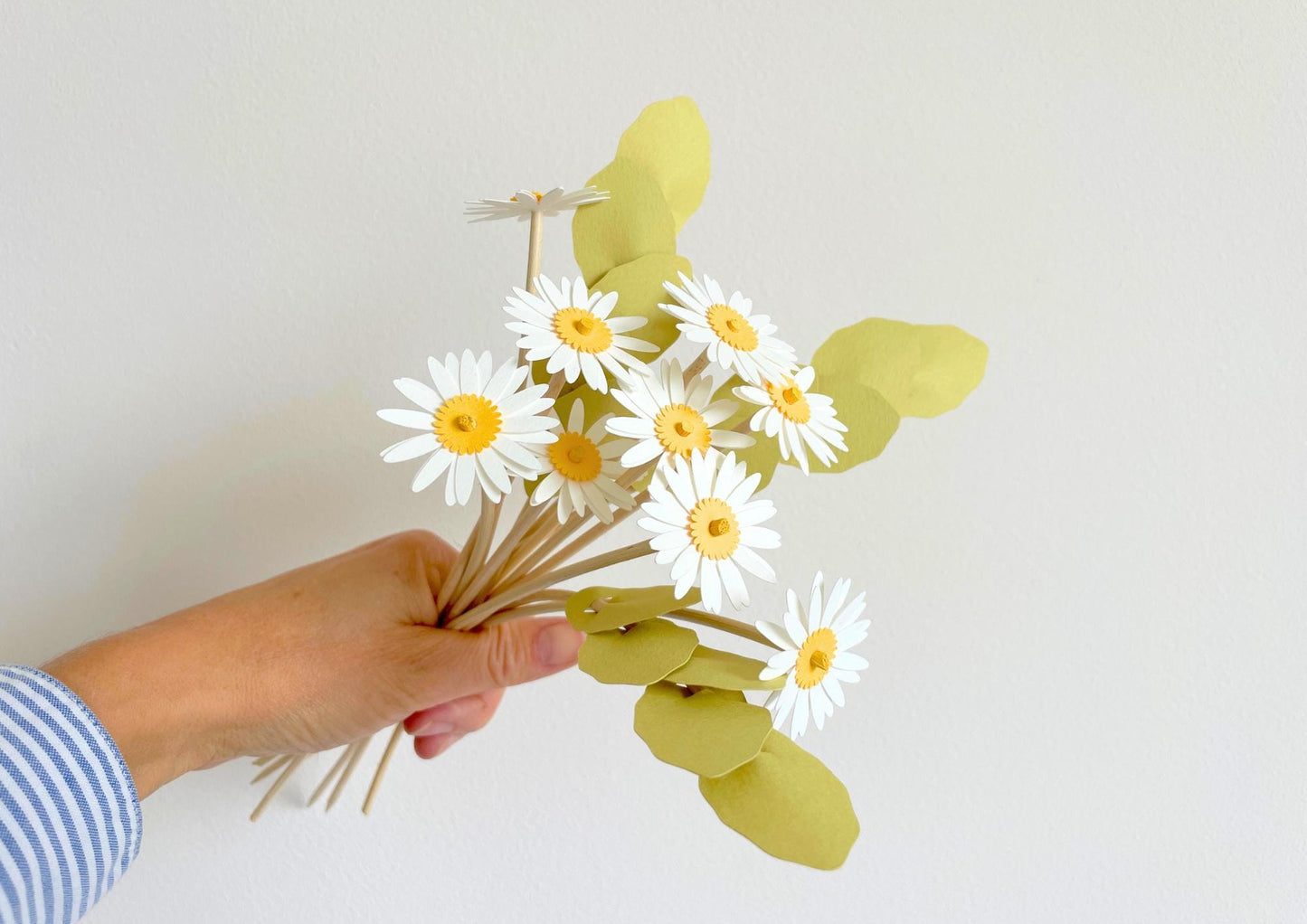 Kit DIY bouquet de fleurs en papier - Marguerite
