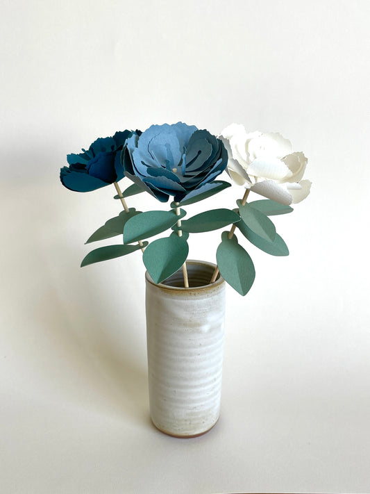 Kit DIY bouquet de fleurs en papier - Romantique