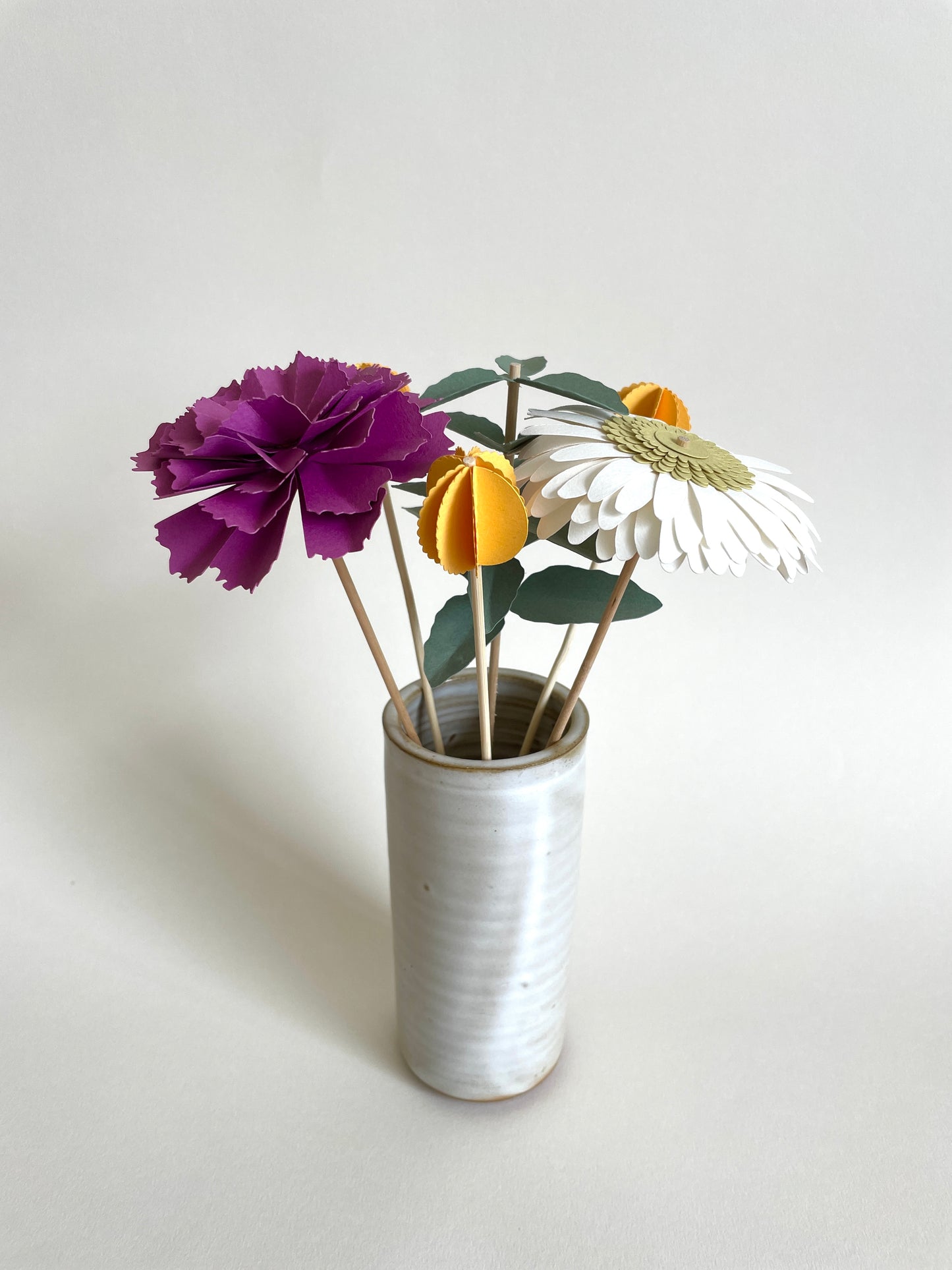 Kit DIY bouquet de fleurs en papier - Poète
