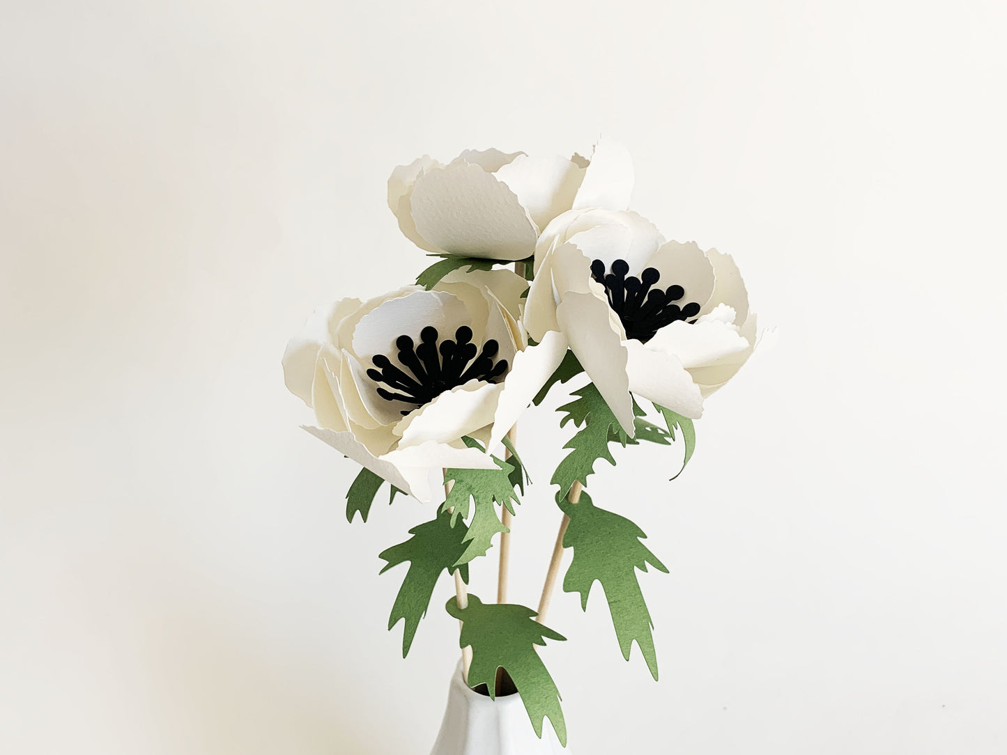 Kit DIY bouquet de fleurs en papier - Anémone