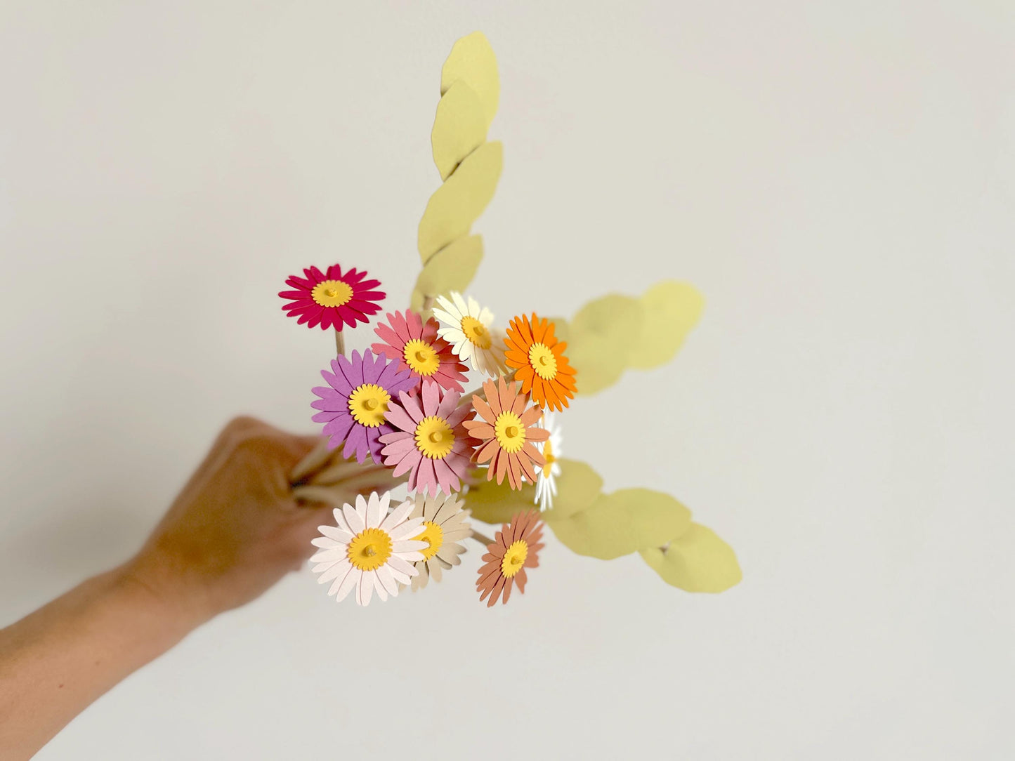 Kit DIY bouquet de fleurs en papier - Marguerite