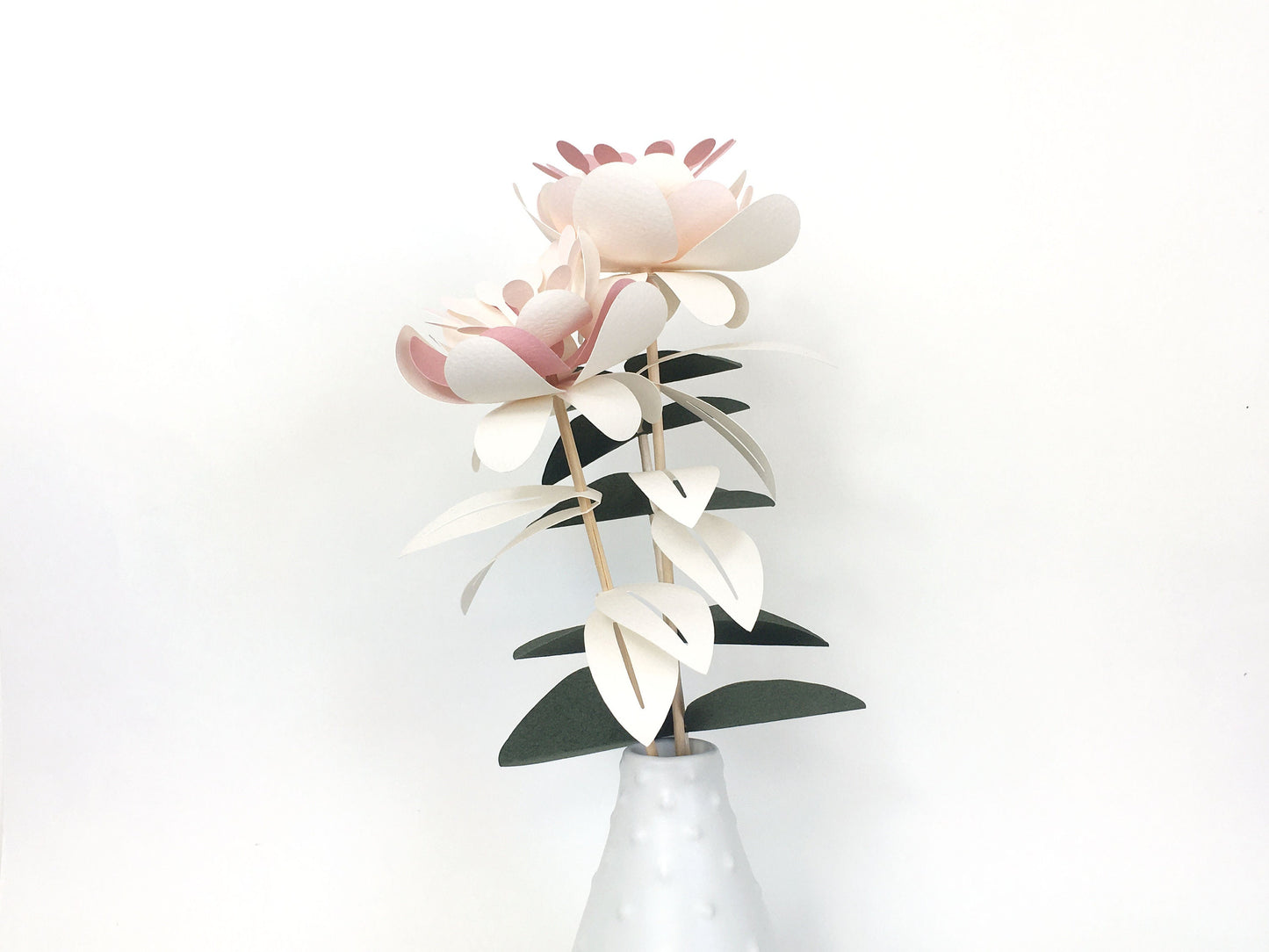 Kit DIY bouquet de fleurs en papier - Champêtre